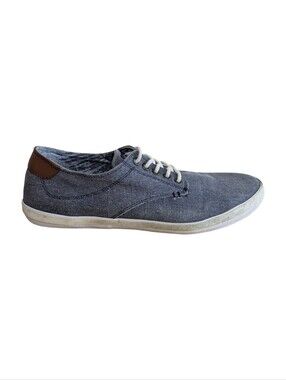 Men’s Casual Canvas Sneakers in Denim Blue by The Original Penguin US 11.5/EU 45